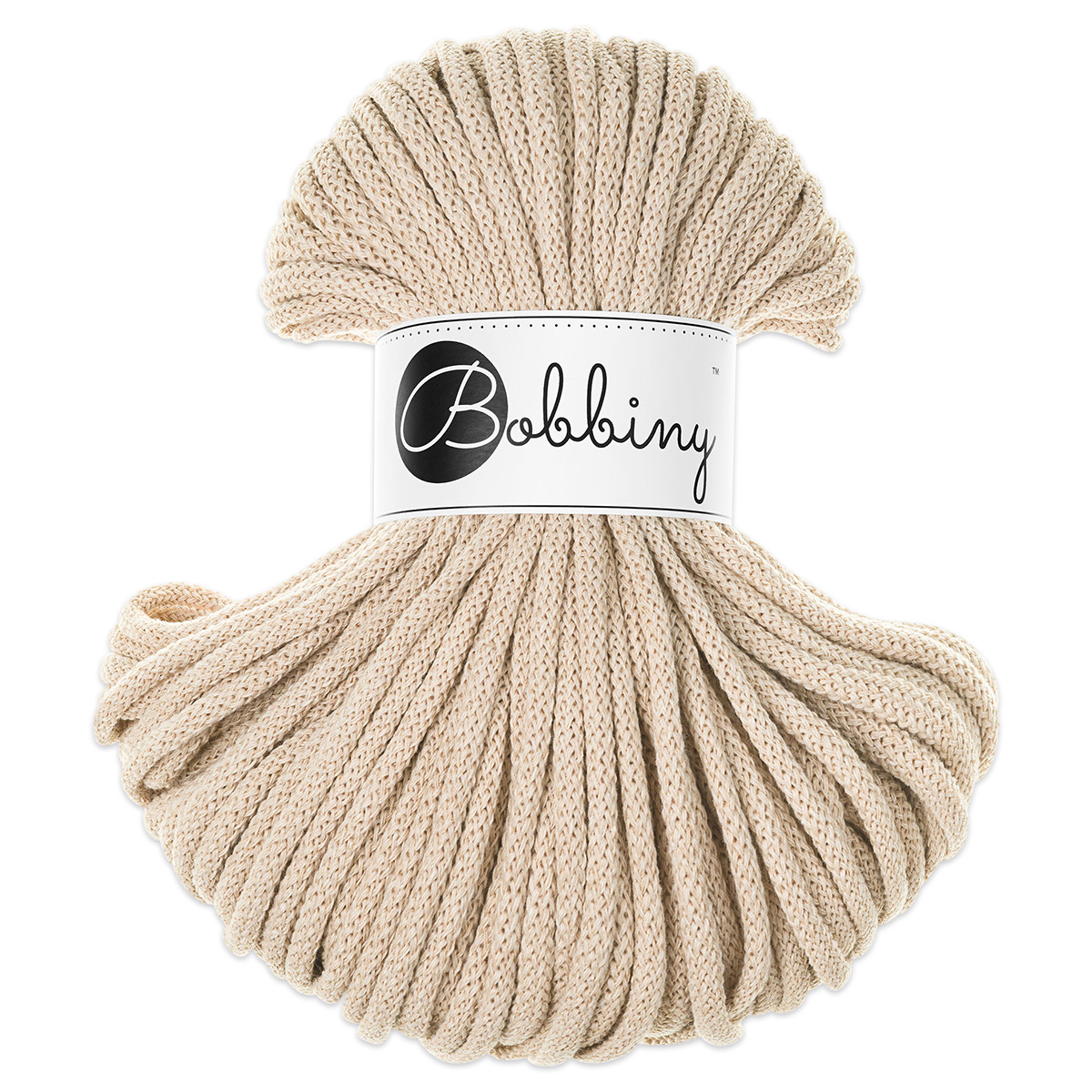 Bobbiny Rope-Garn Premium Ø5mm warm beige
