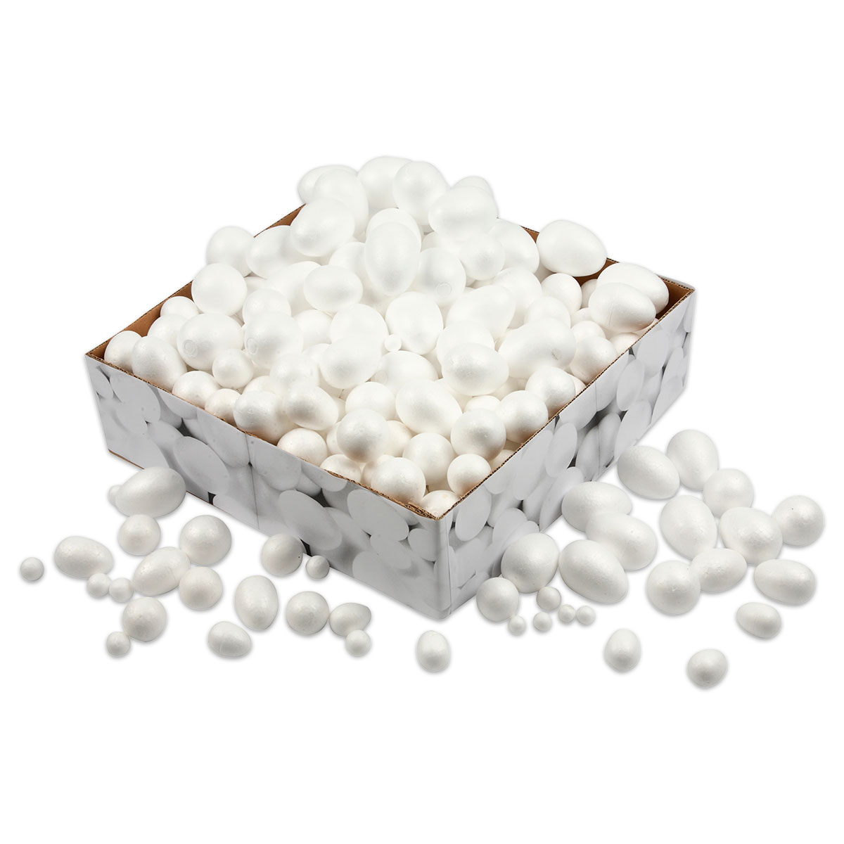 50354379JUlljwNtN5TWc Styroporkugeln & -Eier 1,5-6cm 550 St.
