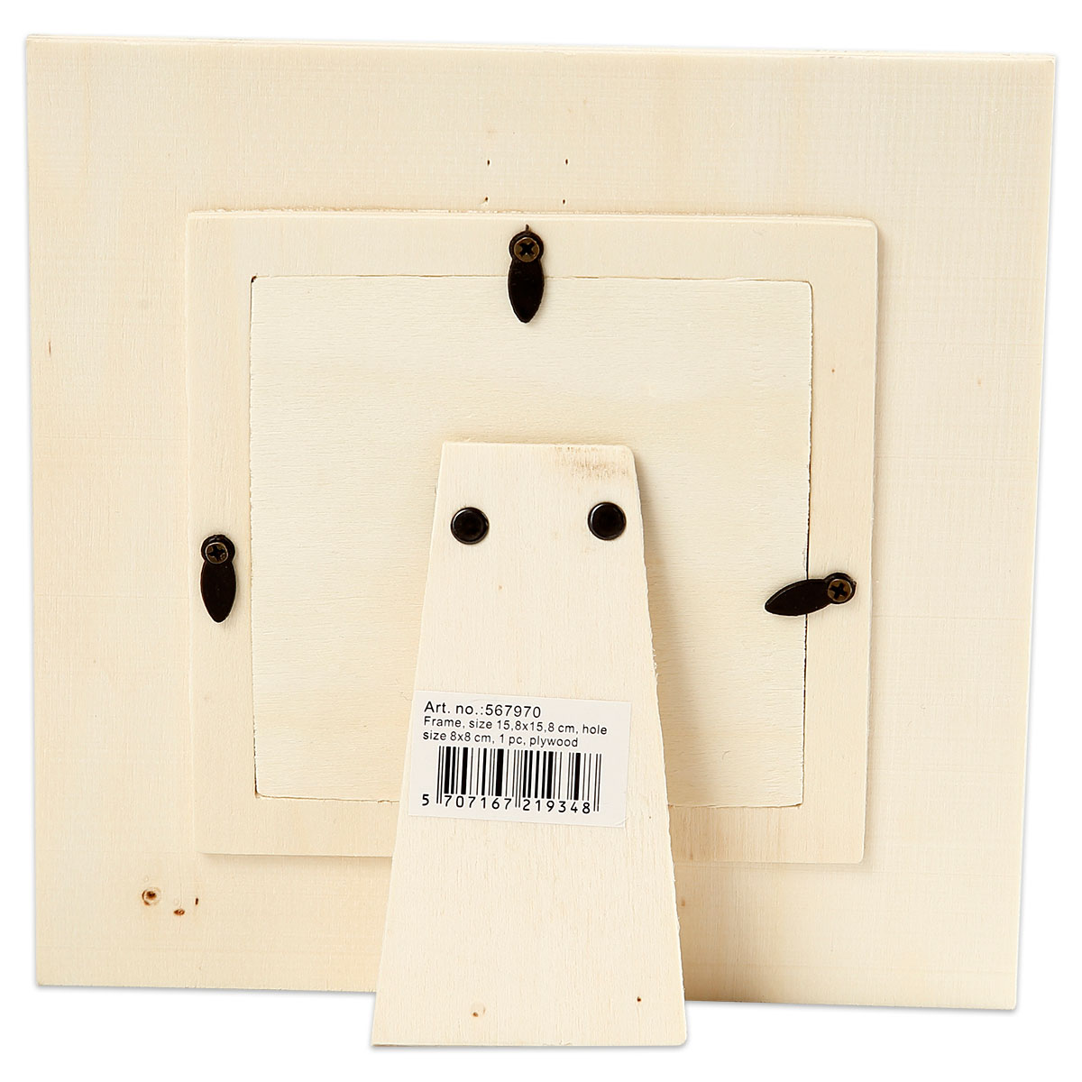 50356797_1 Bilderrahmen Sperrholz 16x16cm natur