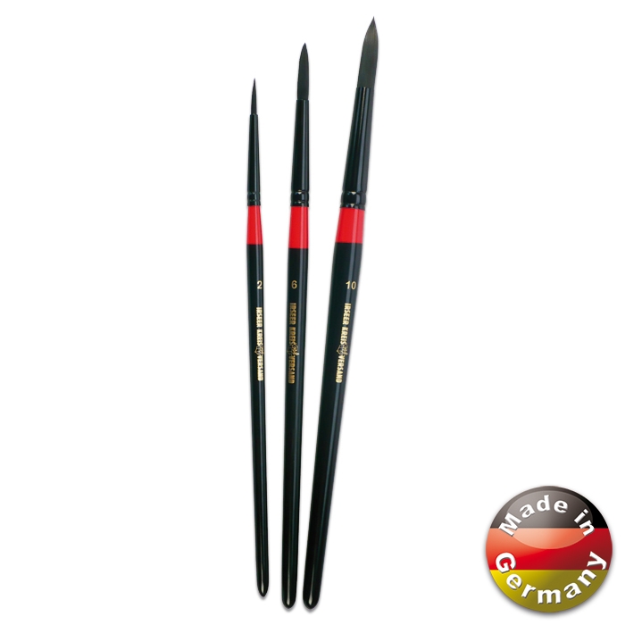 547977019ePuGPa1vHvpy Pinsel Toray Synthetik rund 3er-Set Gr. 2/6/10