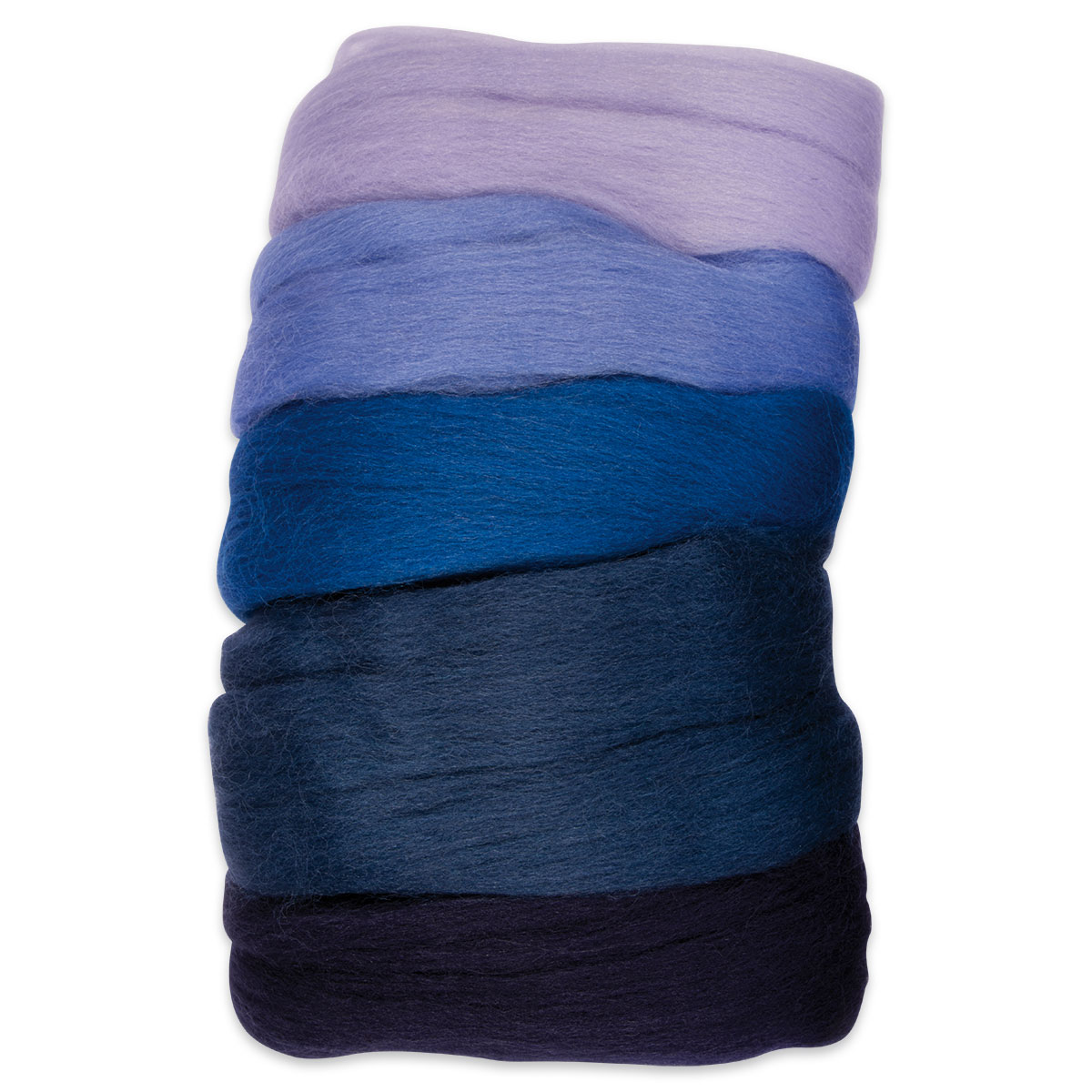 Kammzugwolle Merino 50g blauton