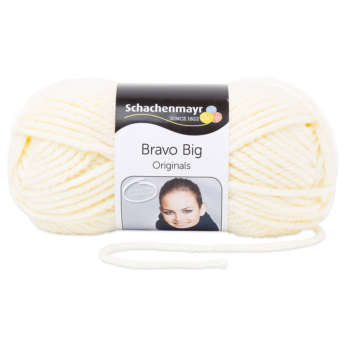 Wolle Bravo Big classic 200g natur