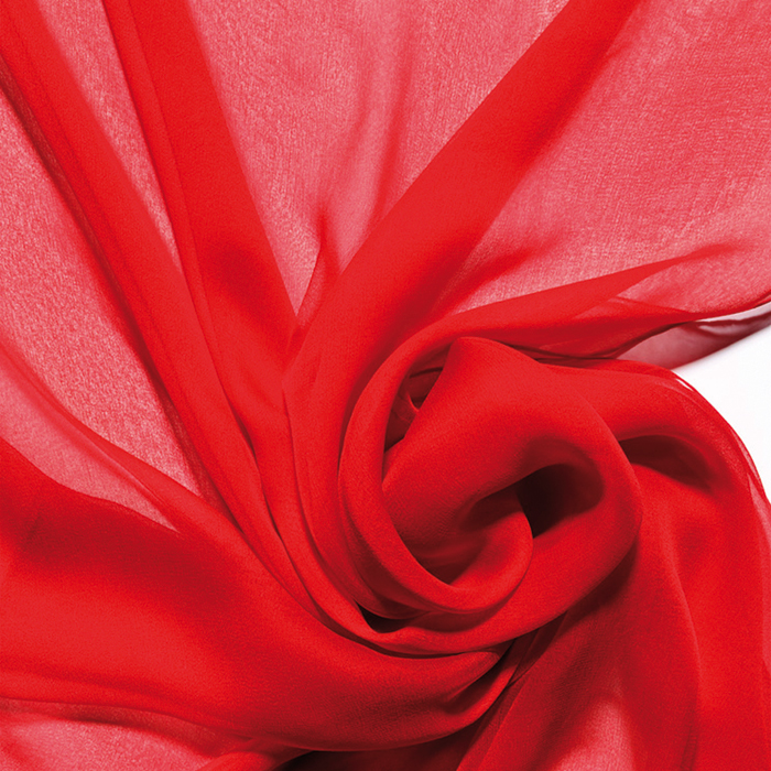 Schal Chiffon 3,5 55x180cm tomate