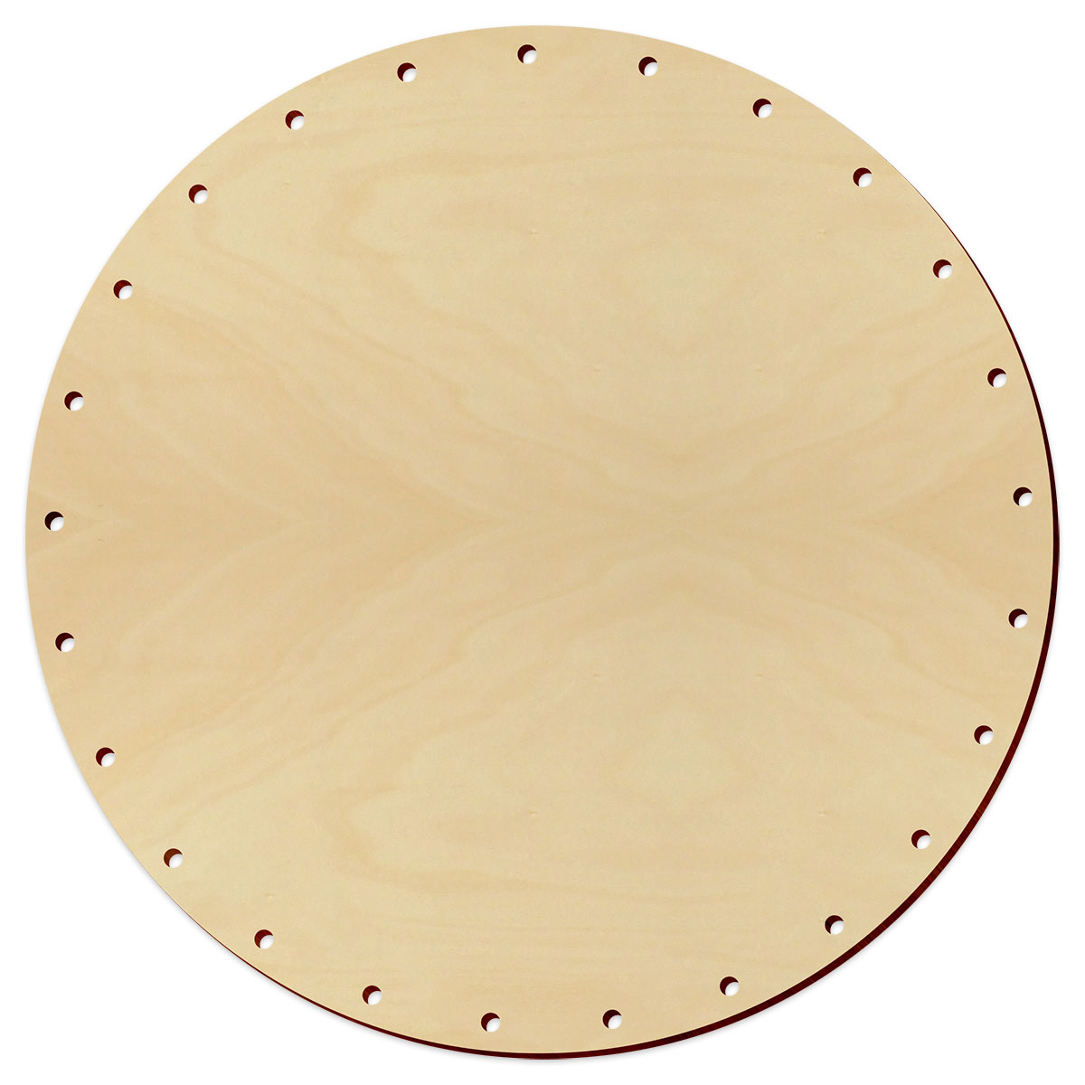 Korbflechtboden Holz 4mm Ø16cm rund natur