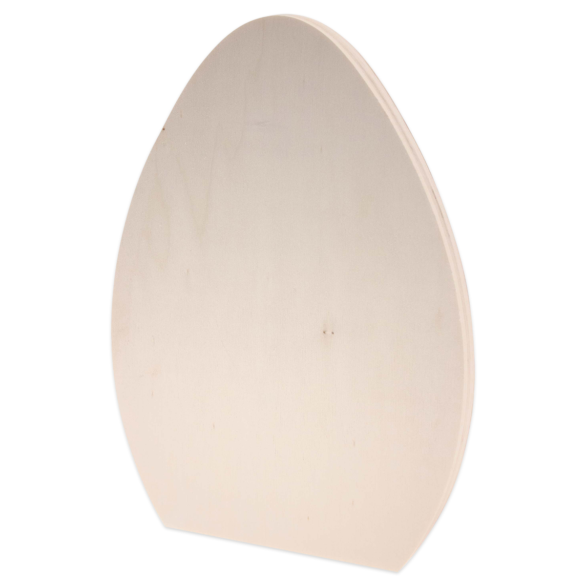 Holzei flach 22x16x1,5cm natur