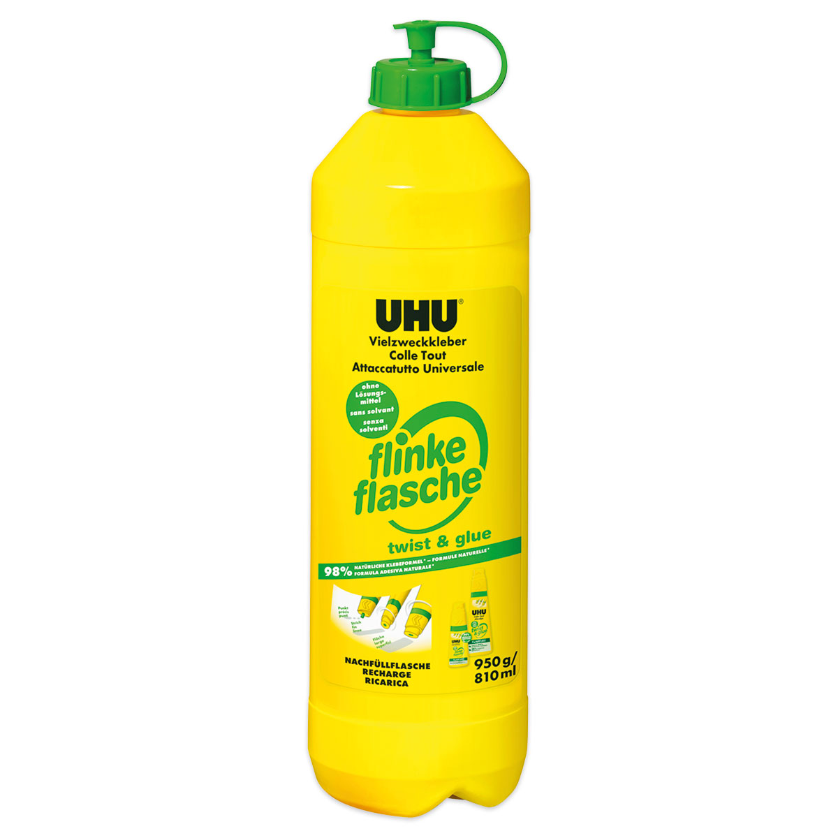 UHU flinke Flasche Alleskleber lösemittelfrei 950ml