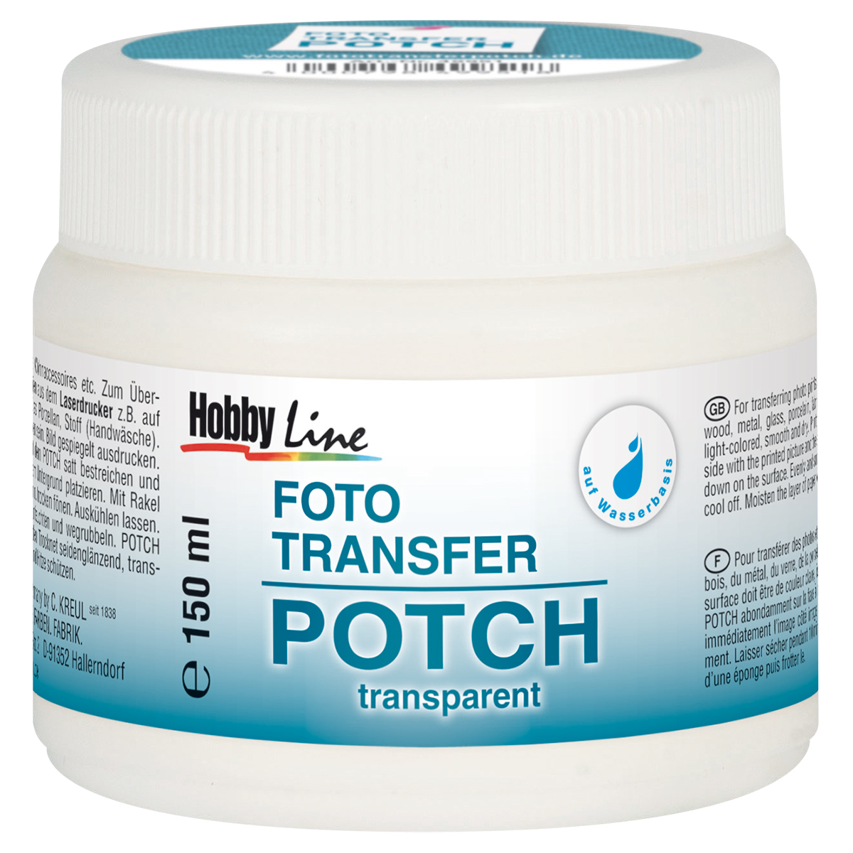 Hobby Line Foto Transfer Potch 150ml