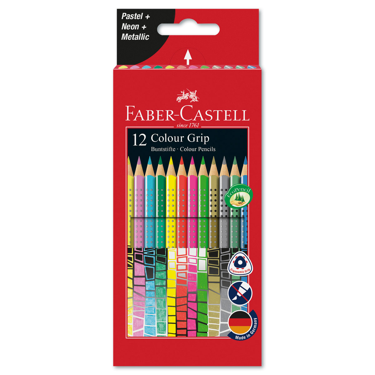 Colour Grip Buntstifte Sonderfarbset 12 Farbstifte/Farben