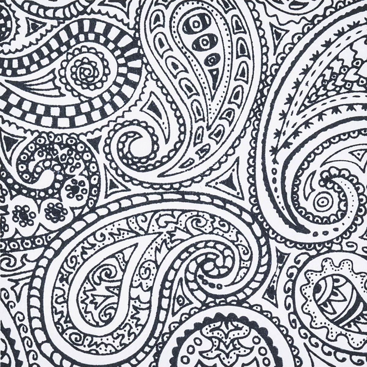 Texturmatte Gummi 9x9cm Paisley