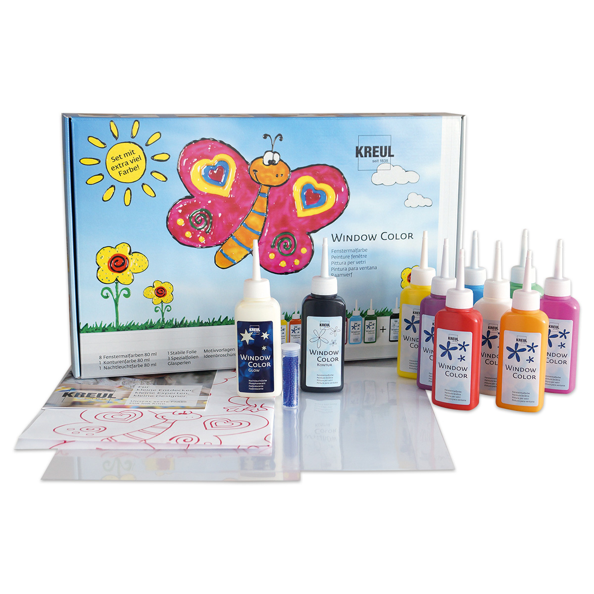 WindowColor-Set Frühling 10 Tuben à 80ml