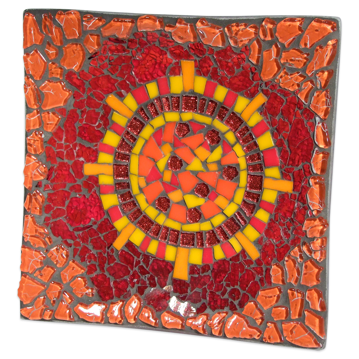 Crash Glas polygonal 500g ca. 190 Steine hellgrau Crash Glas polygonal 500g ca. 190 Steine hellgrau
