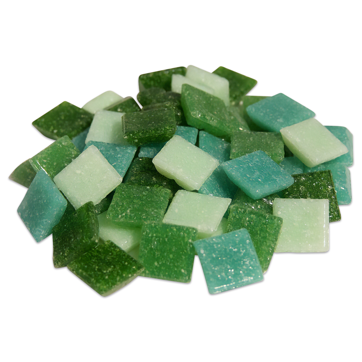 Glasmosaik Joy 20x20x4mm 200g grün mix Glasmosaik Joy 20x20x4mm 200g grün mix
