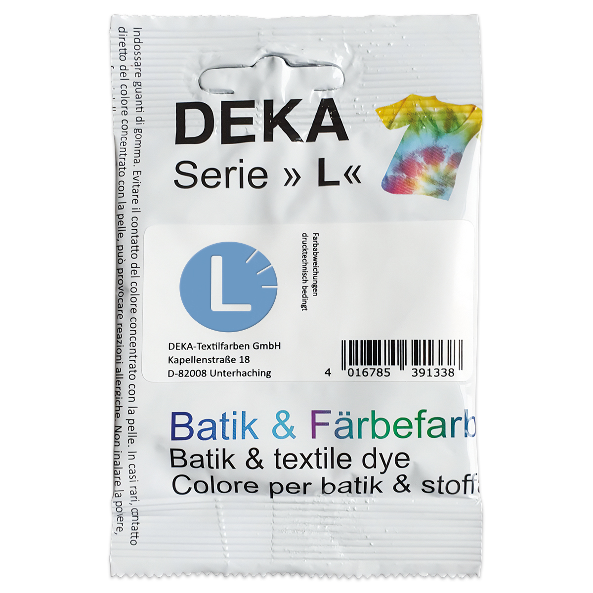 Deka-Serie L Textilfarbe 10g hellblau