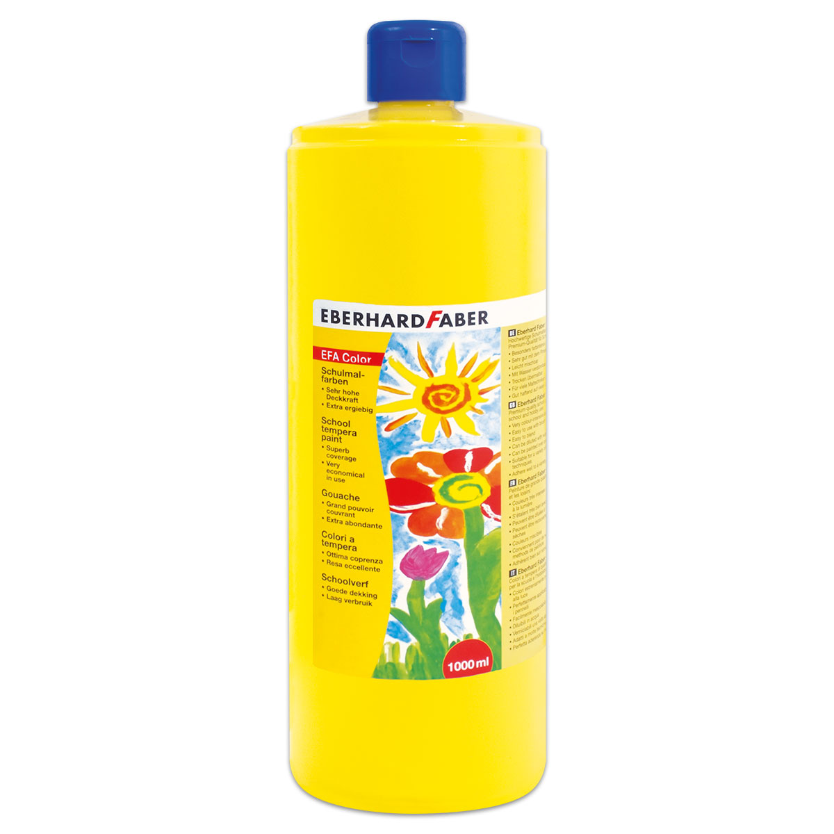Color-Schulmalfarbe 1.000ml kadmiumgelb