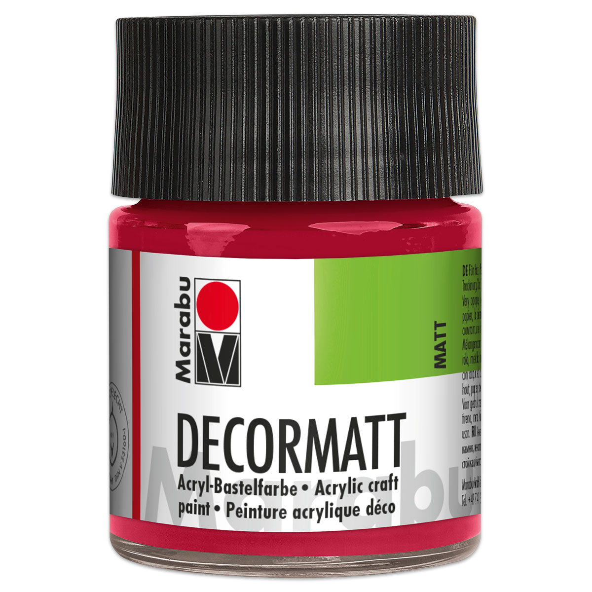 Decorlack Acryl matt 50ml karminrot