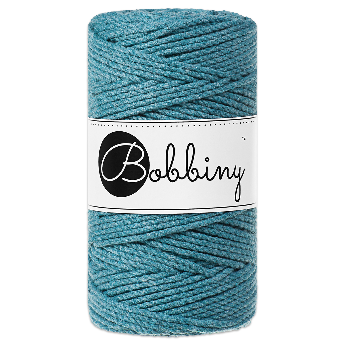 Bobbiny 3PLY Makramee-Kordel Ø 3mm teal
