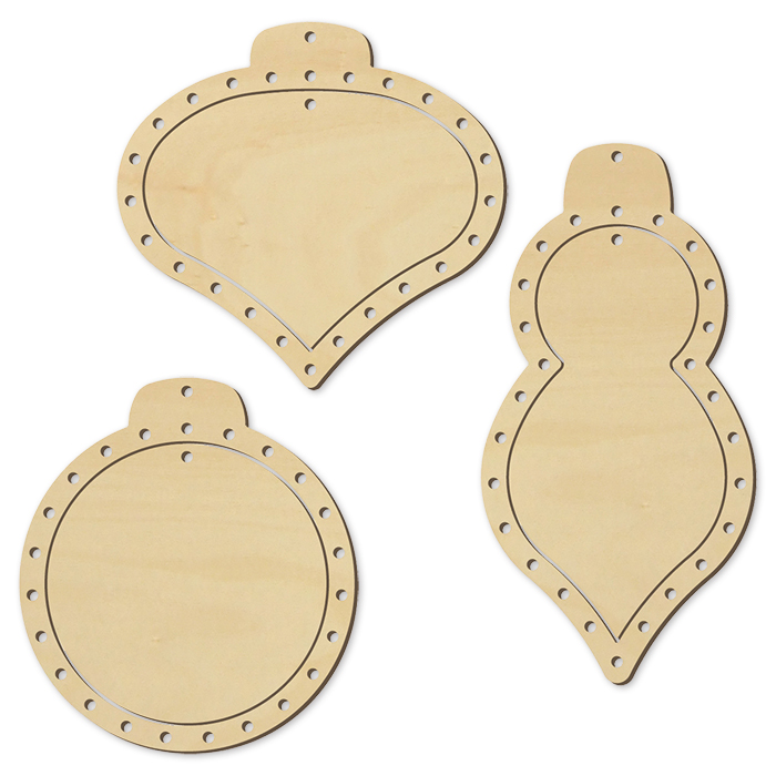 Fadenflechten Weihnachtsmotive 3er-Set