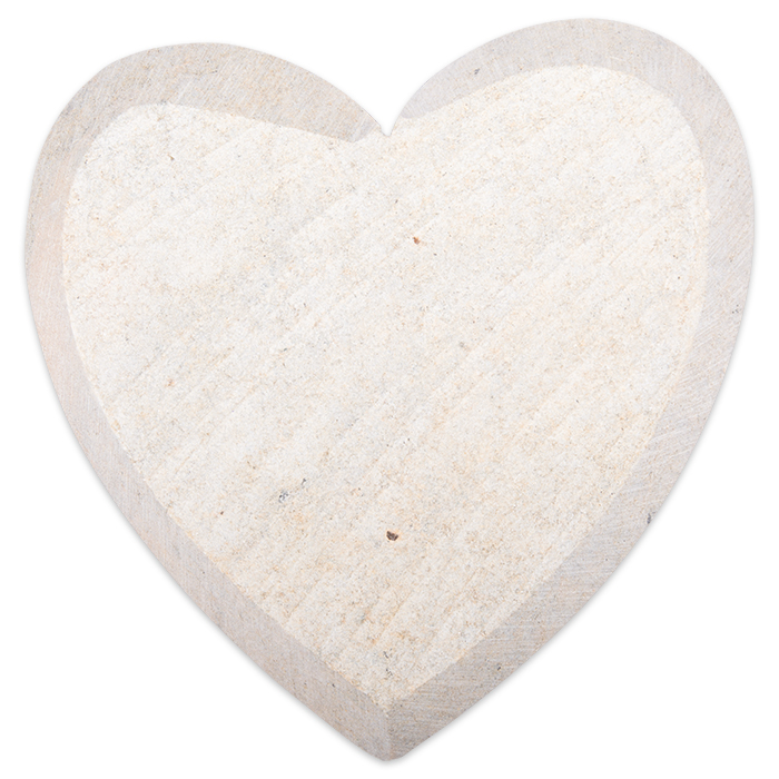 50925277lERE61DOdtswH Speckstein-Rohling ca. 10cm Herz
