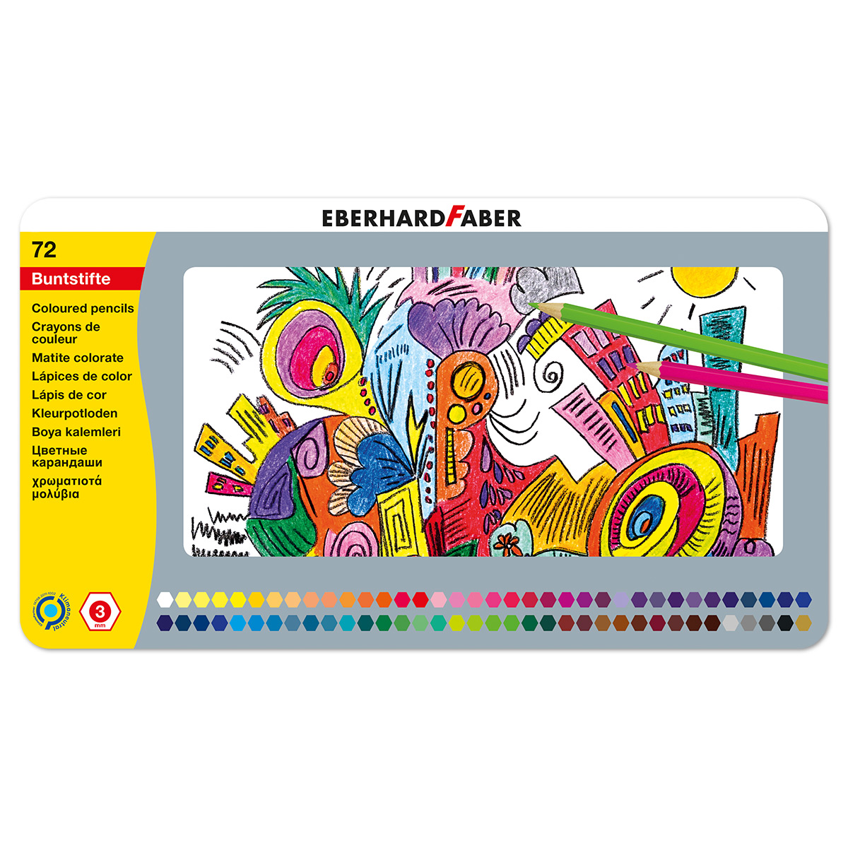 58014872rcAOFsWyDTUlt Eberhard Faber Buntstifte Mine 3mm 72 Farbstifte