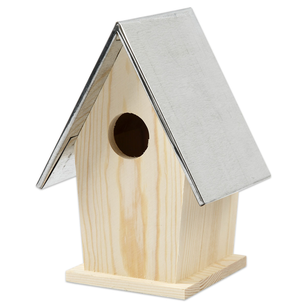 Meisenkasten Holz 13,5x11x19cm natur
