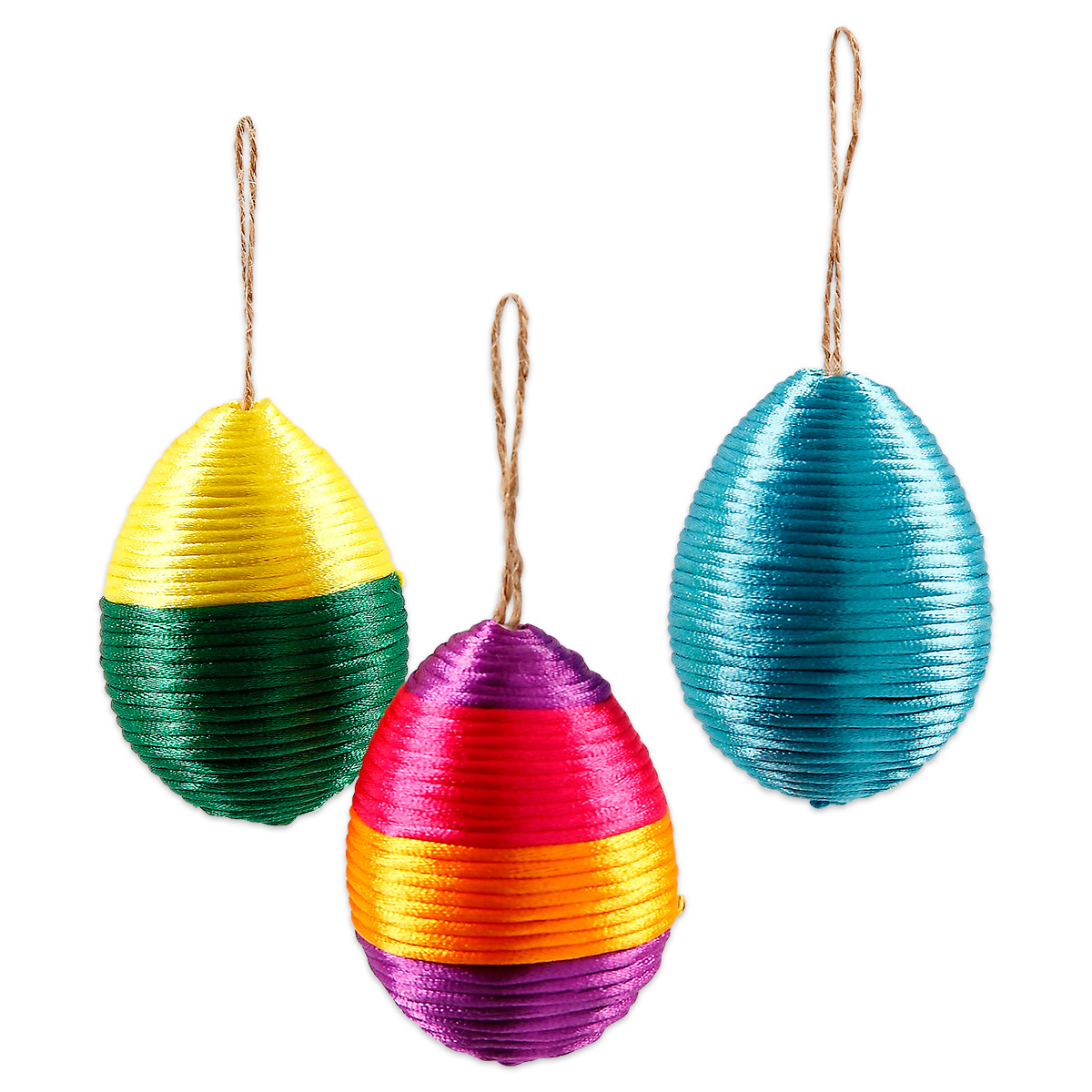 Eier mit Band 3/4/5/6cm hoch 140 St. Eier mit Band 3/4/5/6cm hoch 140 St.