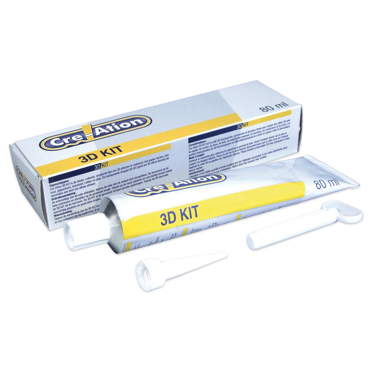 Silikonkleber 3D 80g transparent