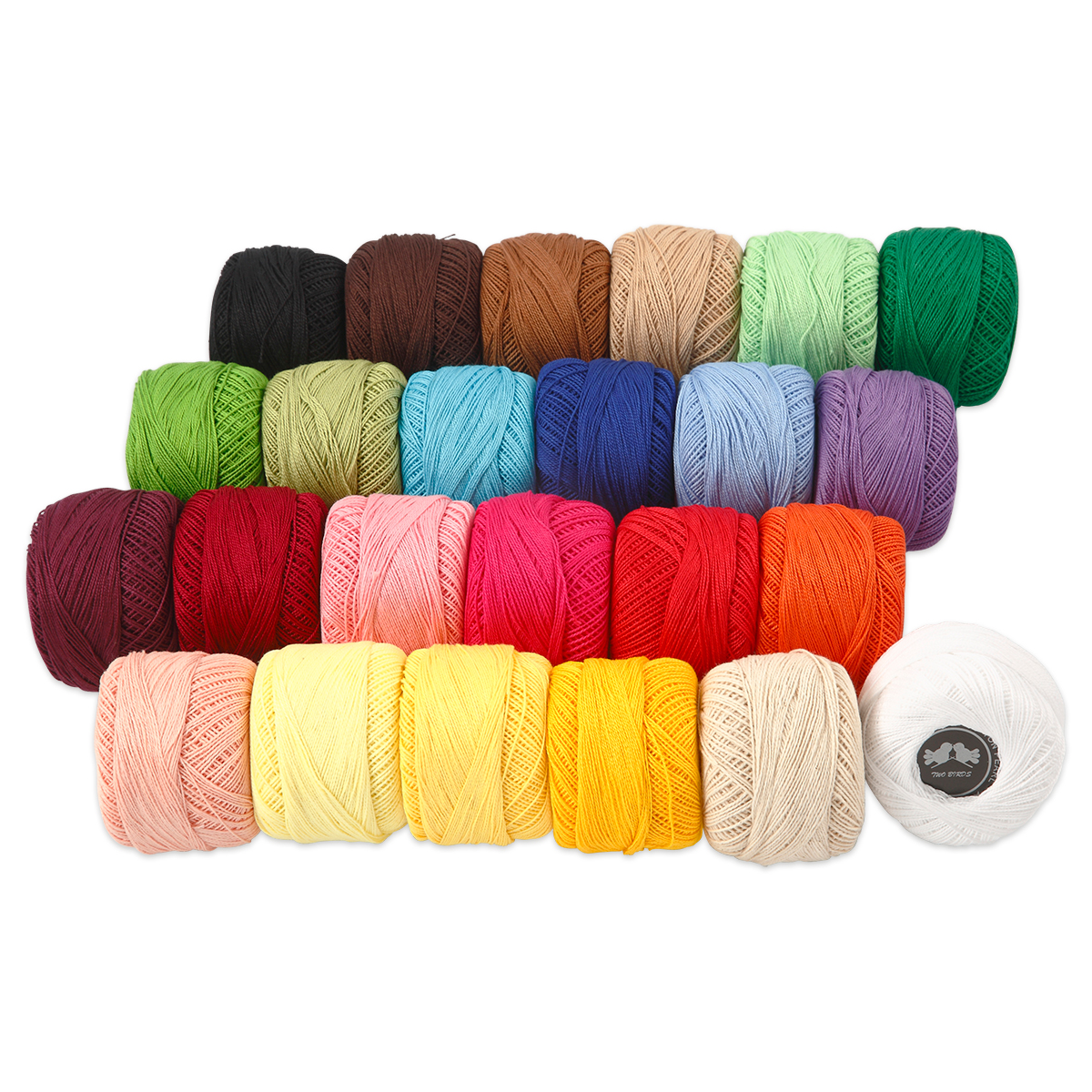 Baumwollgarn-Set 9/2 24 Farben à 20g