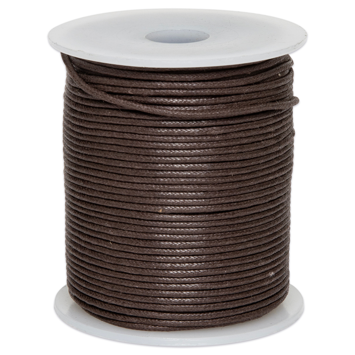 Baumwollkordel gewachst 1,5mm 50m braun