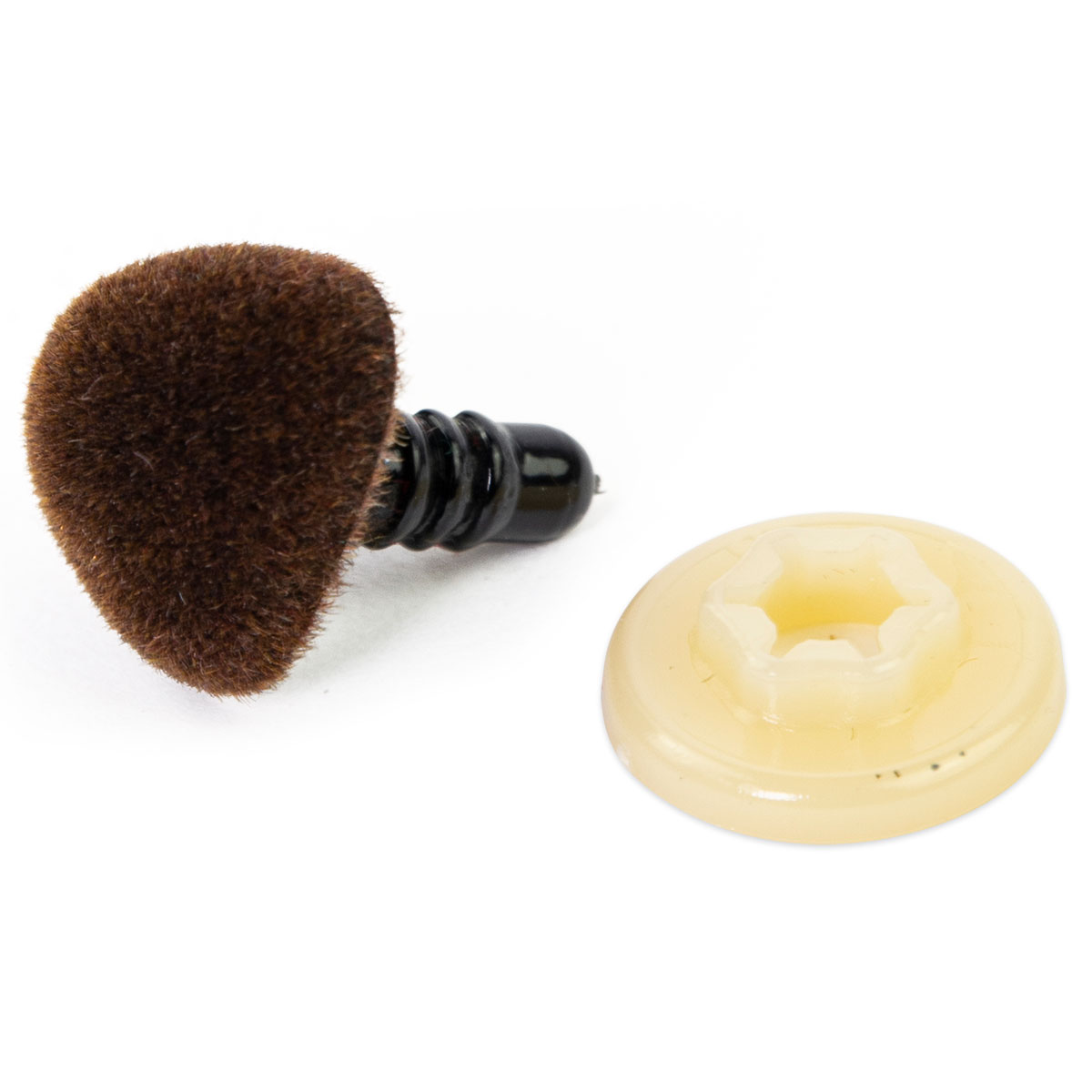 54946690znk67koCOaHr5 Tiernase braun 18mm 1 St.