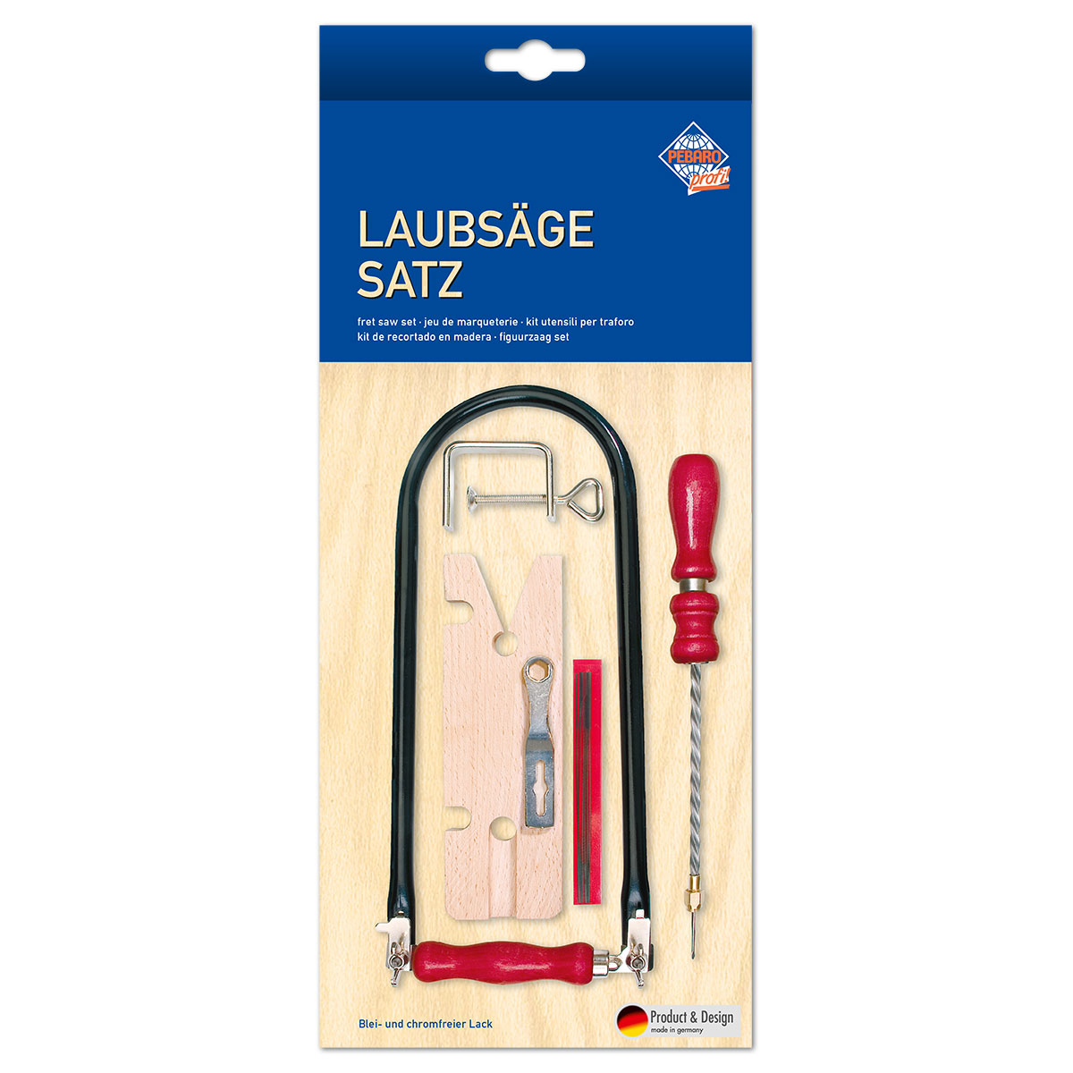 58700705QBxwUJi1tPm5B Laubsäge-Satz 7-teilig, mit Drillbohrer