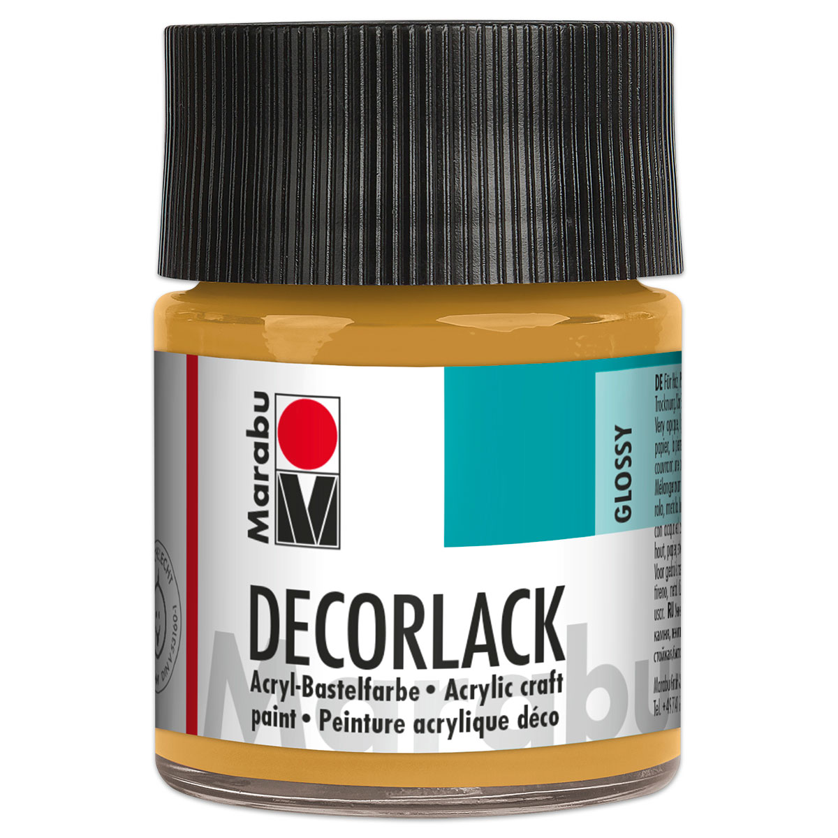 Decorlack Acryl glänzend 50ml metallic gold