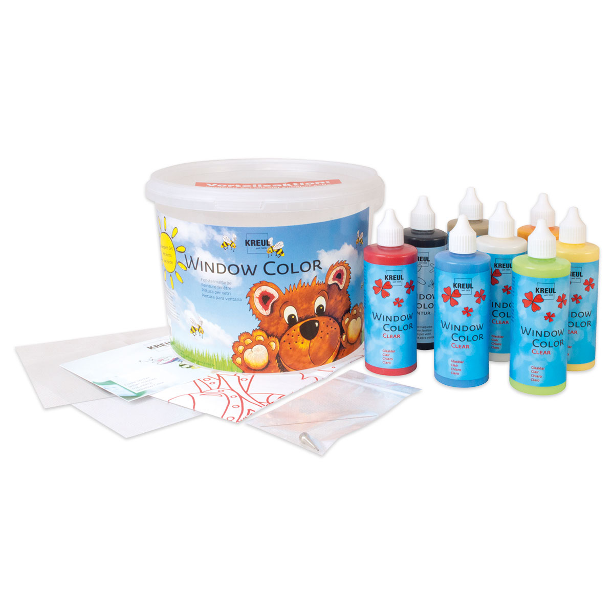 KREUL Window Color C2 Power Pack 8 Farben à 125ml