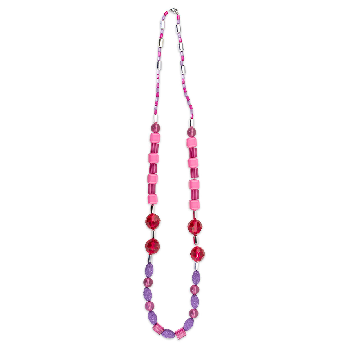 57800110_3vevrbgocSW3LR Kunststoffperlen-Mix 4-40mm rosa-lila satt
