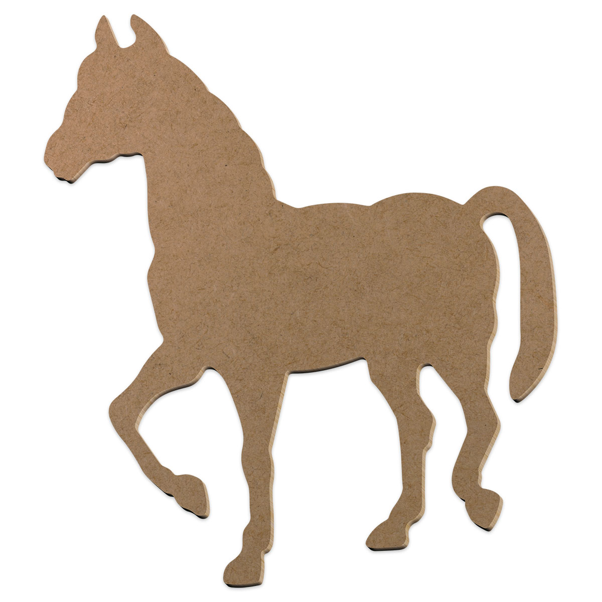 Pferd MDF 5mm ca. 13x17cm
