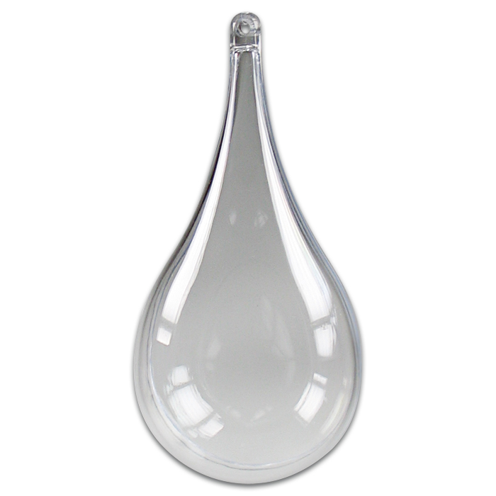 Kunststoff-Tropfen glasklar 110mm 5 St.
