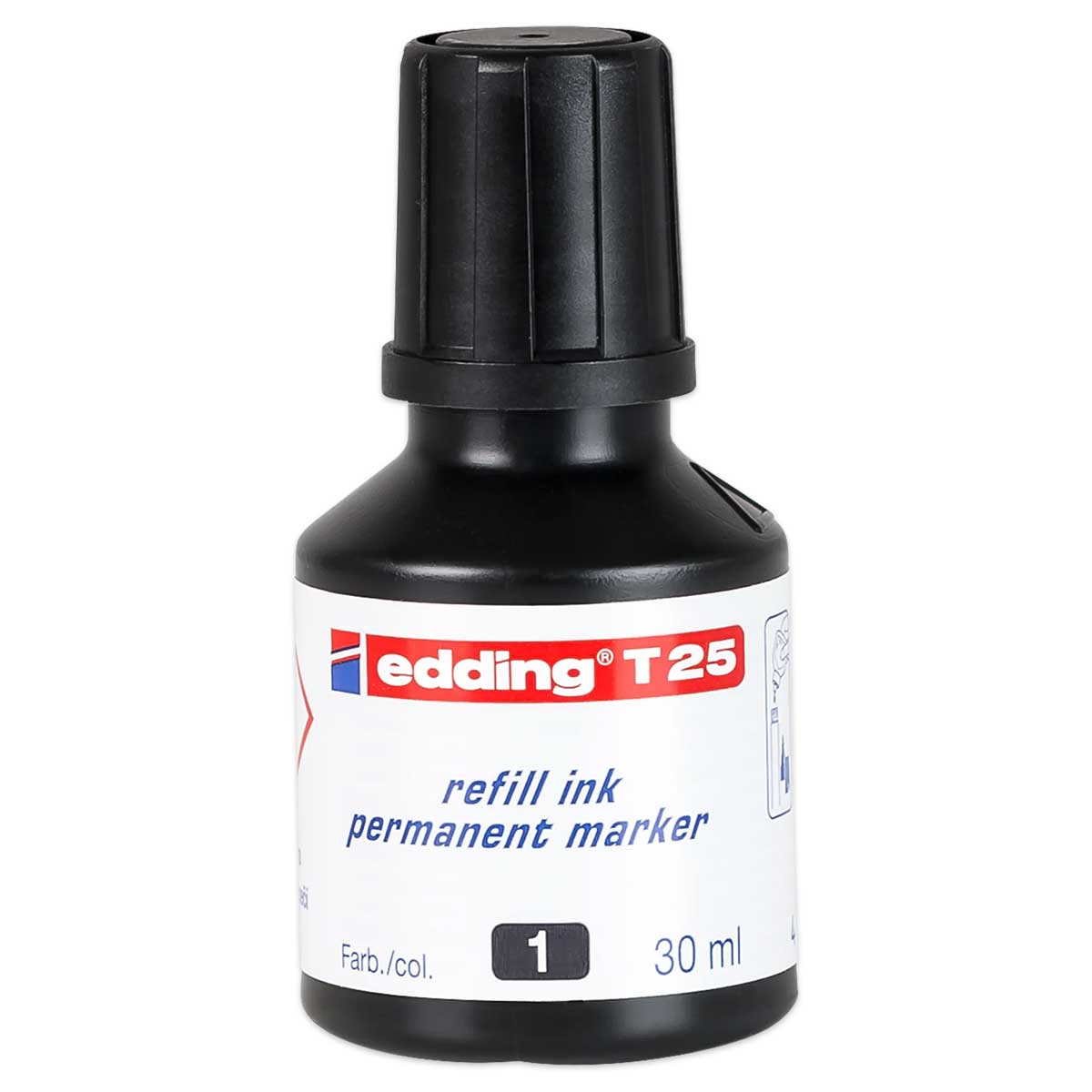 edding T25 Nachfülltusche 30ml schwarz