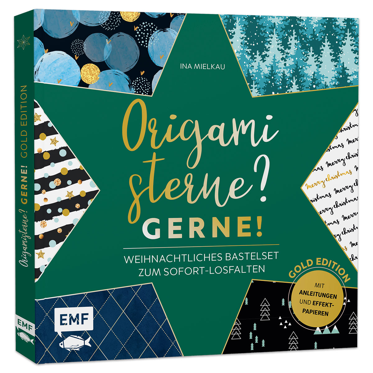 50090043 Buch - Origamisterne? Gerne! Weihnachtliches Bastelset