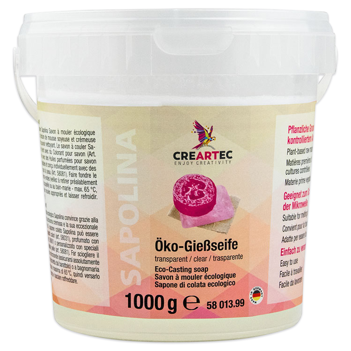 Sapolina Öko-Seife 1.000g transparent
