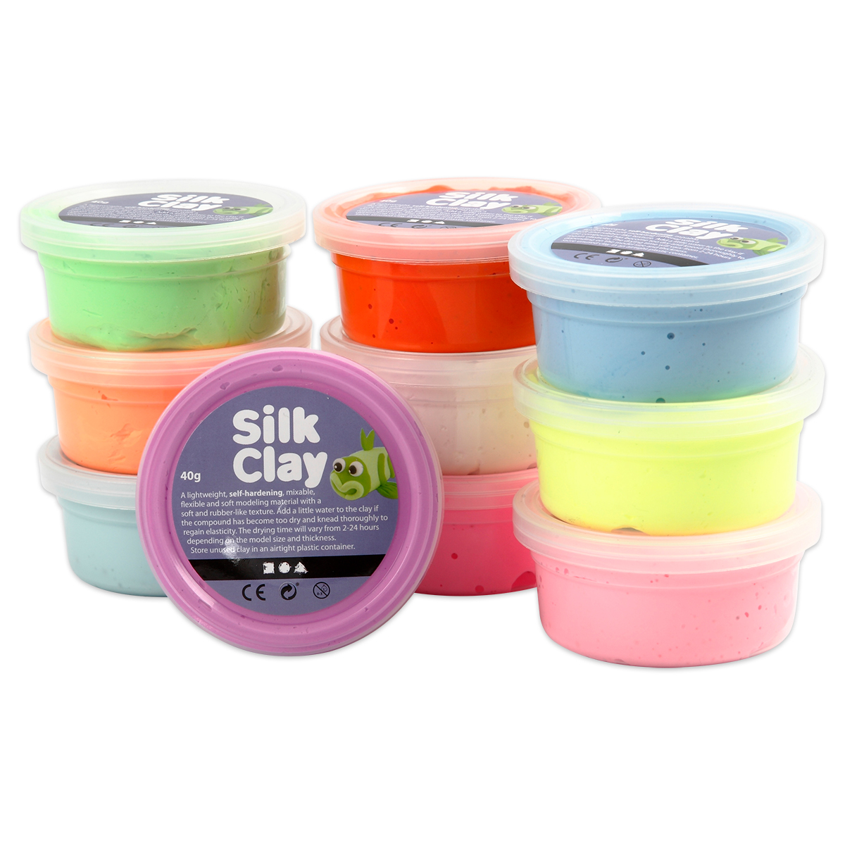 Silk Clay Sortiment Basic2 10x40g