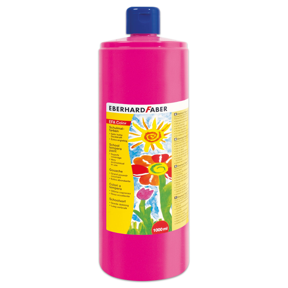 Color-Schulmalfarbe 1.000ml karminrosa