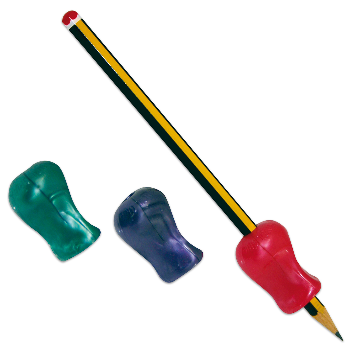Stiftehalter ergonomisch Softgummi 3,5x3cm Farbe zufällig