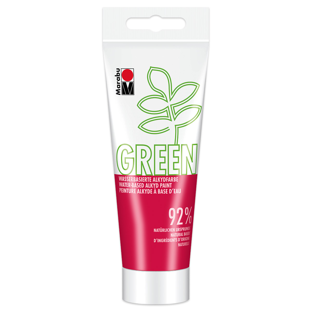 Green Wasserbasierte Alkydfarbe 100ml kirschrot