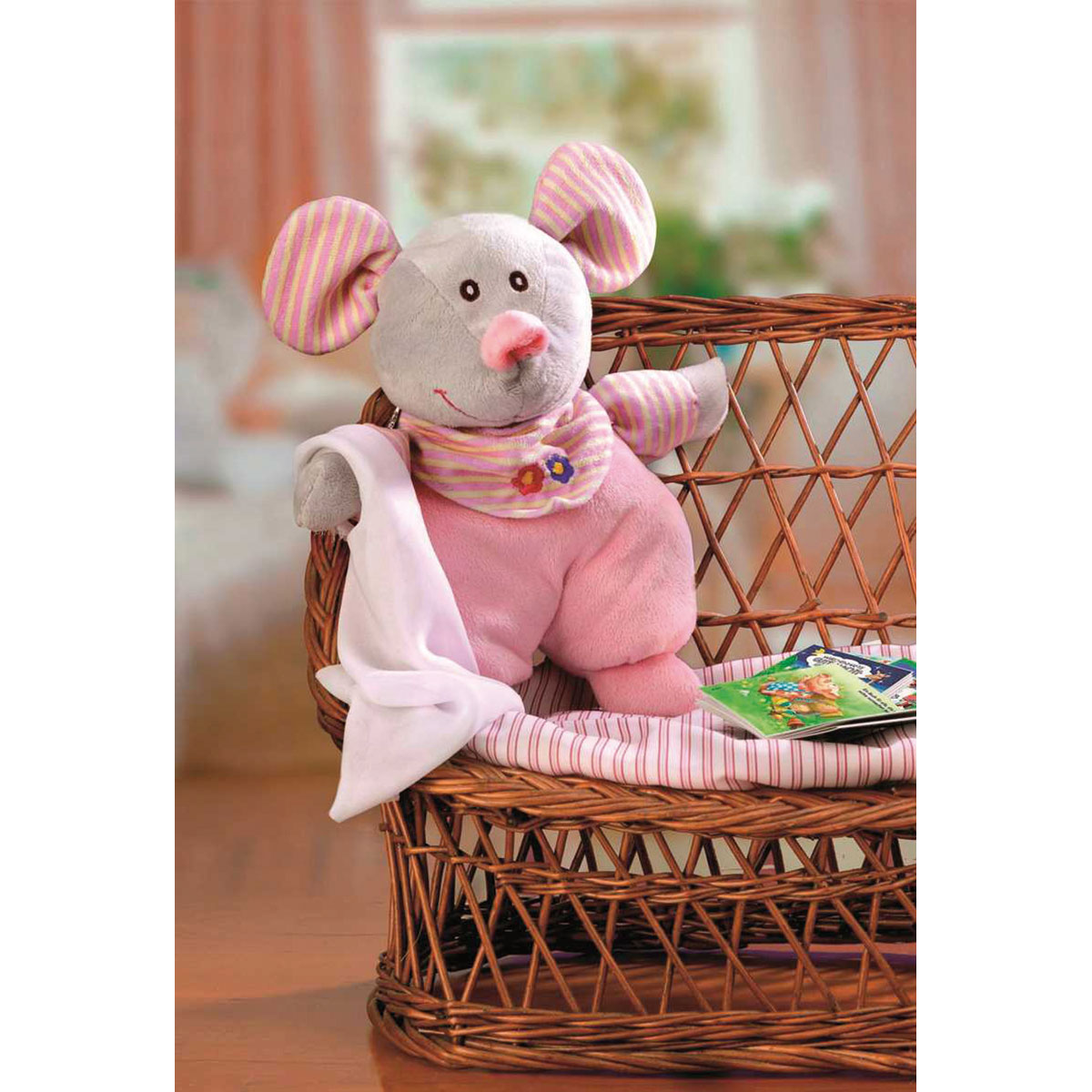 Kuscheltier Maus Tinky 26 cm rosa