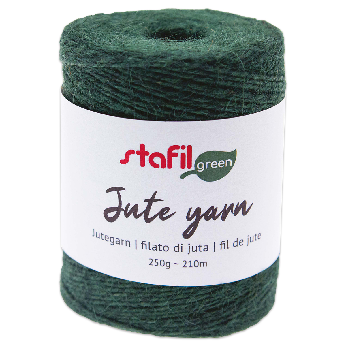 Jutegarn Ø 2mm 250g grün