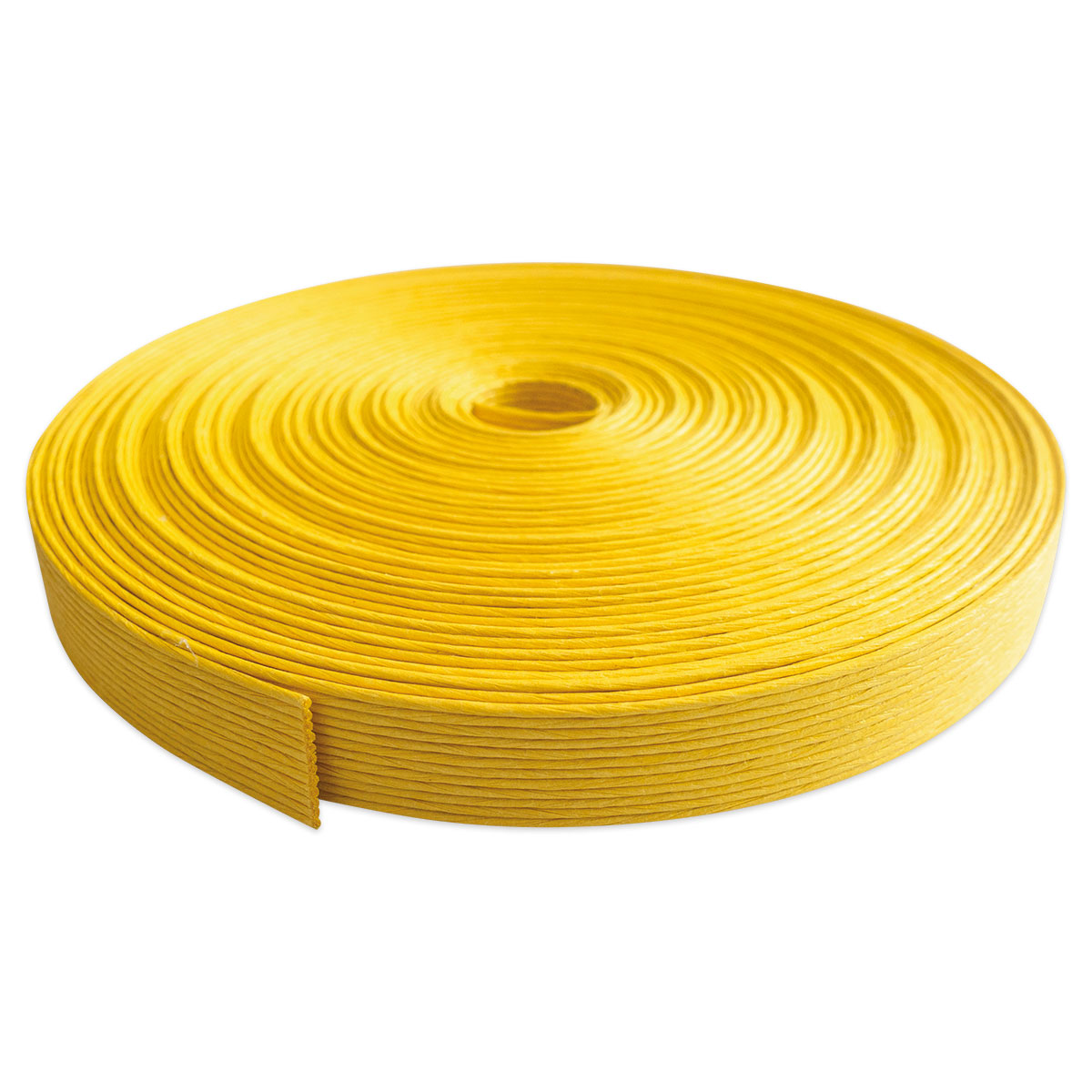 Kamihimo Flechtband Papier 15mm 15m gelb