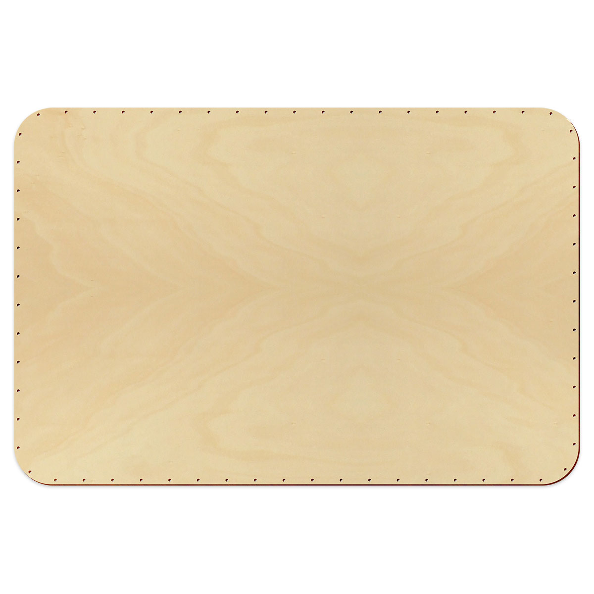 Korbflechtboden Holz 6mm 60x40cm Rechteck natur