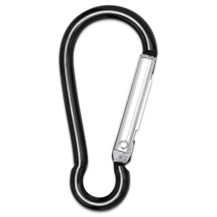 Karabiner Aluminium ca. 60x28mm schwarz