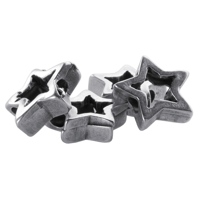 Metallzwischenteil Stern offen ca. 14mm