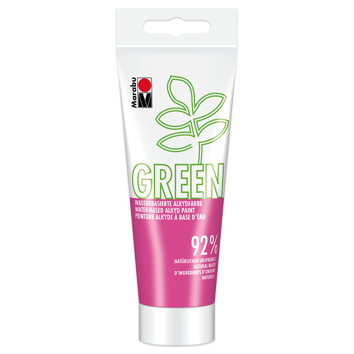 Green Wasserbasierte Alkydfarbe 100ml himbeere