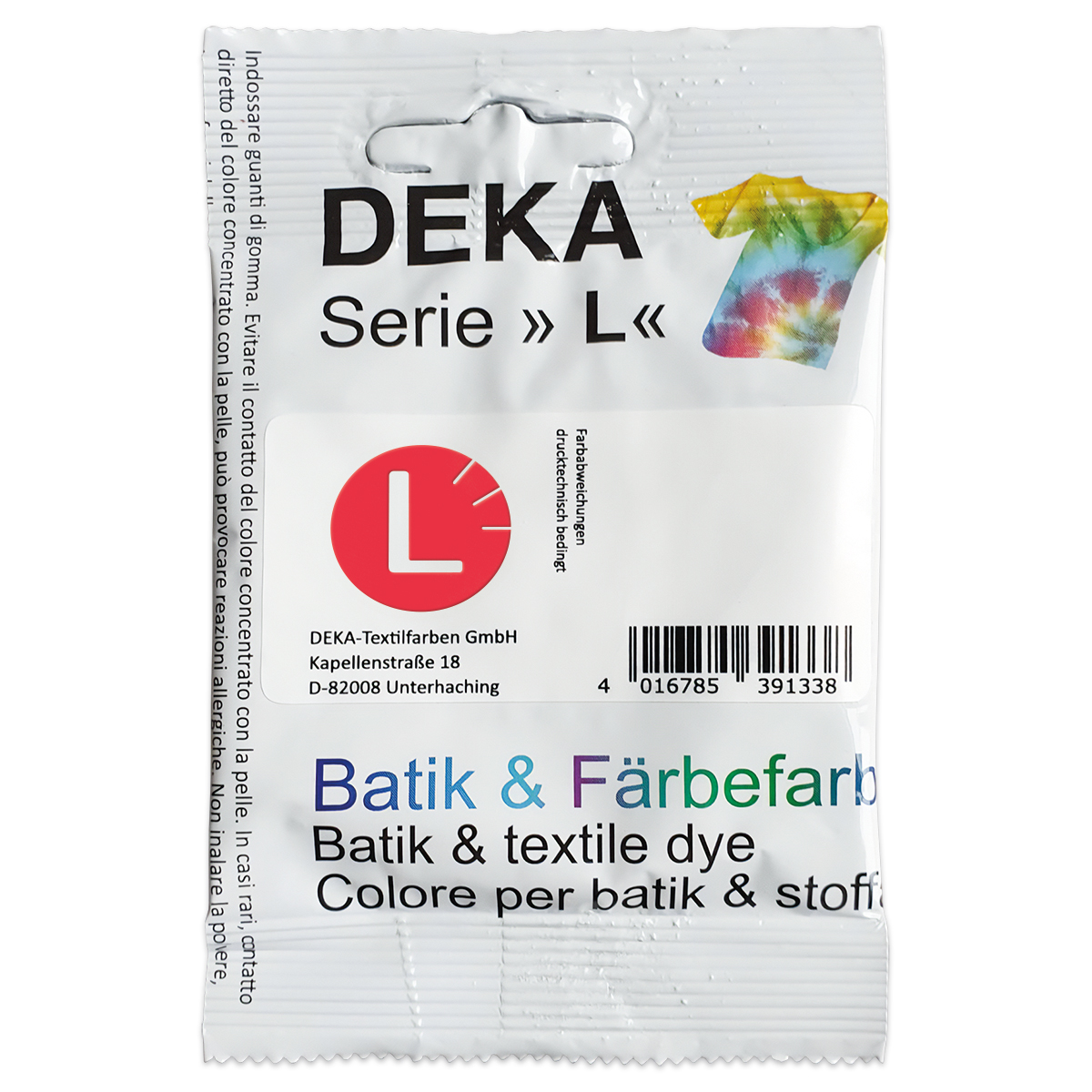 Deka-Serie L Textilfarbe 10g brillantrot